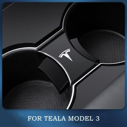 For Tesla Model 3 Car Water Cup Slot Slip Limit Clip ABS Cup Holder Clip limiter Accessories for Model three 2021