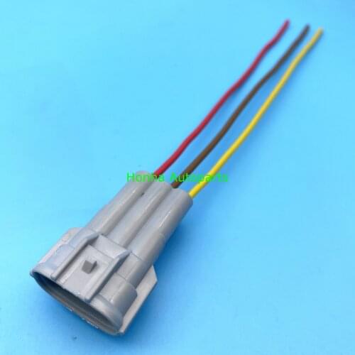Free Shipping 3Pin 090 TS Alternator Male Wire Connector Electrical Connector 6189-0443 For Toyota Lexus