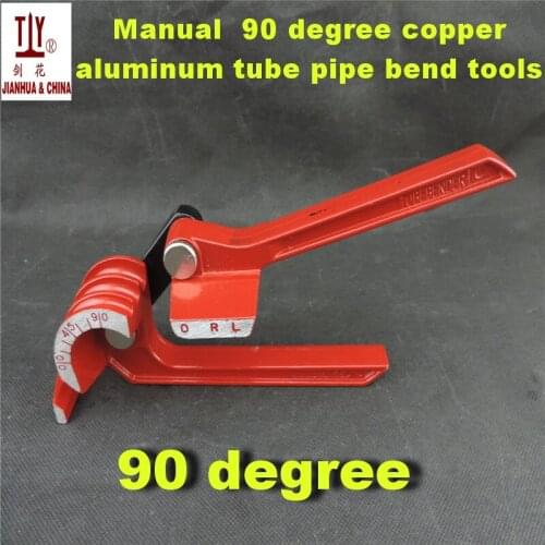 Free shipping Conditioning 6/8/10mm copper tube aluminum tube manual pipe bender inch 3/8" 5/16" 1/4" pipe bending tools