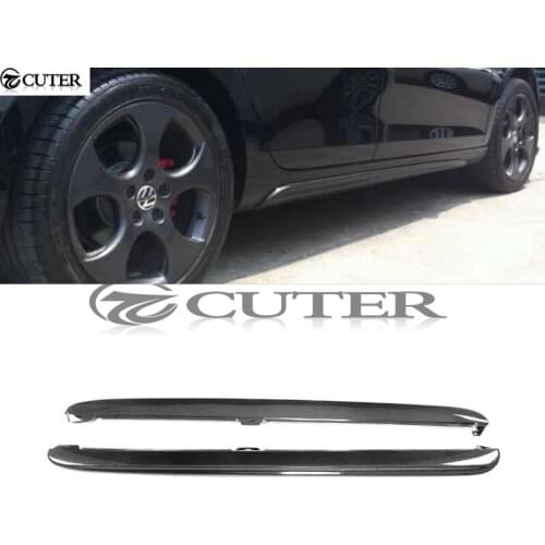 Golf 6 MK6 GTI Original style Carbon Fiber side skirts for Volkswagen VW Golf VI MK6 GTI
