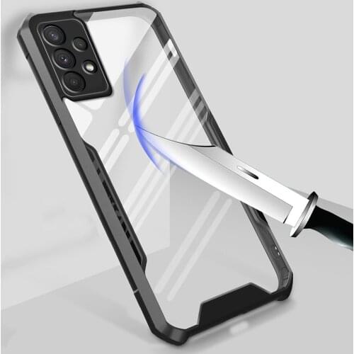 For Samsung Galaxy A72 4G / 5G Case Clear Heavy Duty Armor Shockproof TPU Acrylic Phone Cover For Samsung A72 Sansung A 72 6.7"
