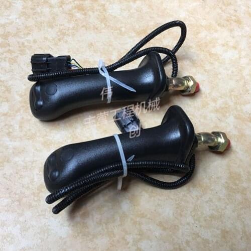 Excavator modern R60 / 150 / 200 / 215 / 225 / 9 handle glue double button handle key fittings