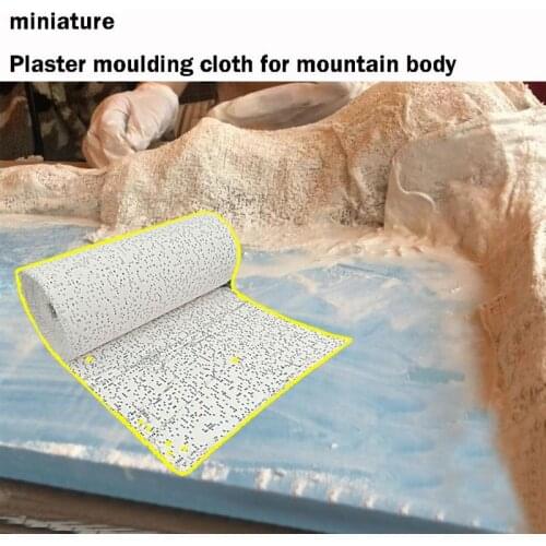 Gypsum Plastic Cloth Mesh Military Miniature Terrain Landscape DIY Sand Table Building Scene Material