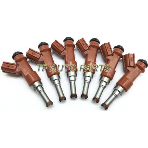 Set of 6 Fuel Injector Nozzle For T-oyota C-amry RAV4 L-exus ES350 3.5L OEM 23250-0P040 23209-0P040 23250-31050 23209-31050