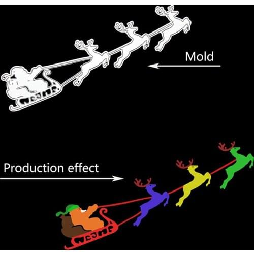 Elk Snowman Christmas Decorations Cutting Dies DIY Scrapbook Emboss Cards Craft Paper Embossing Tool Carbon Steel Cutting Dies