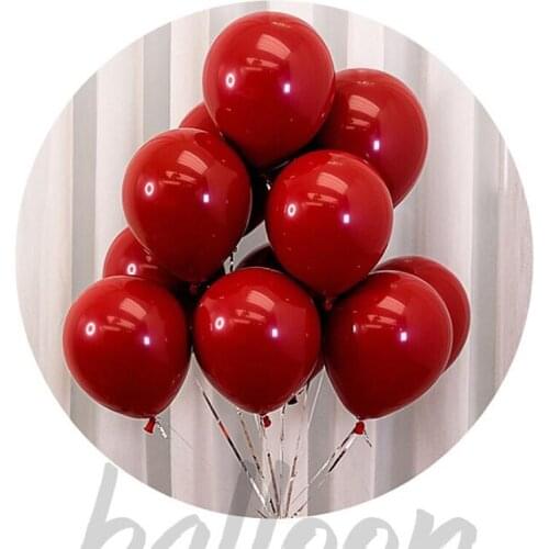 Macarons pomegranate red helium balloon two-laye Valentines Day decoration for birthday party wedding child home anniversary