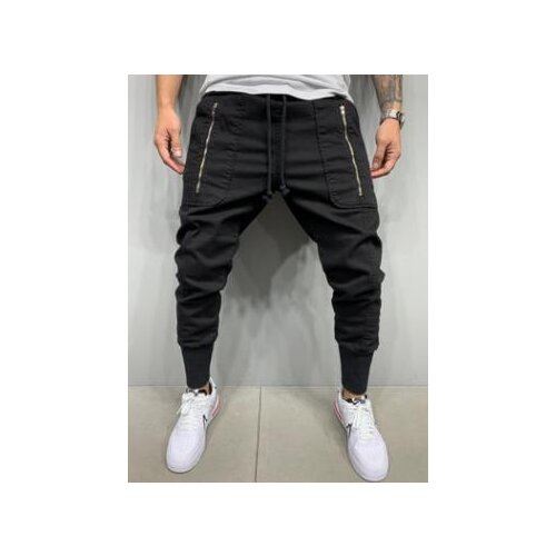 Mens Casual Multi-Pocket Lace-Up Trousers Overalls Green/Black/Beige For Seasons