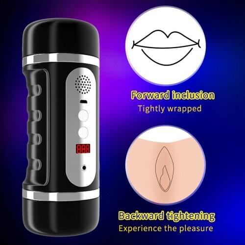 Male Penis Enlargement Exerciser Full Automatic Male Masturbate Cup Counting Aircraft Cup Vaginal Masturbator Sex Toy For Men