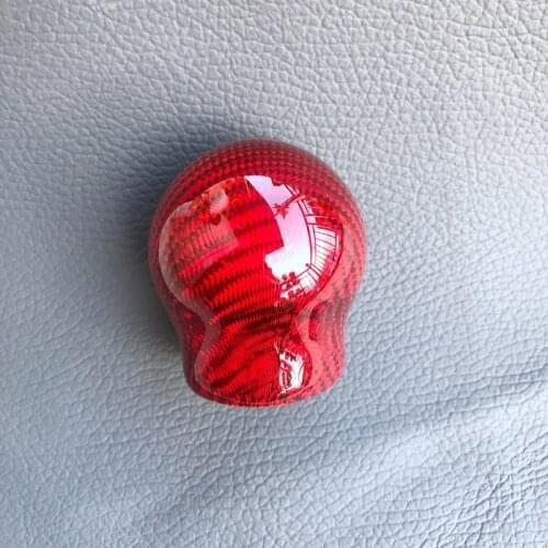 New Manual Racing Red Carbon Fiber Gear Shift Knob For Ford Focus ST RS Fiesta ST