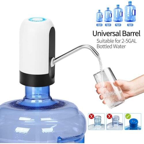 Water Bottle Pump Home Gadgets Mini Barreled Water Electric Pump USB Charge Automatic Portable Water Dispenser Drink Dispenser