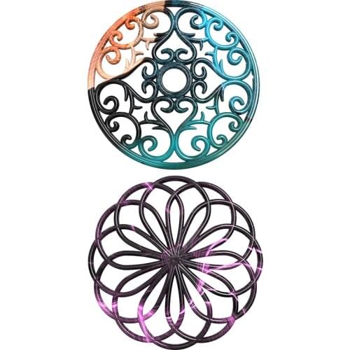 DIY Crystal Epoxy Mold Jewelry Table Mandrel Coaster Silicone Mold Mirror Table Decoration Silicone Mold Spot