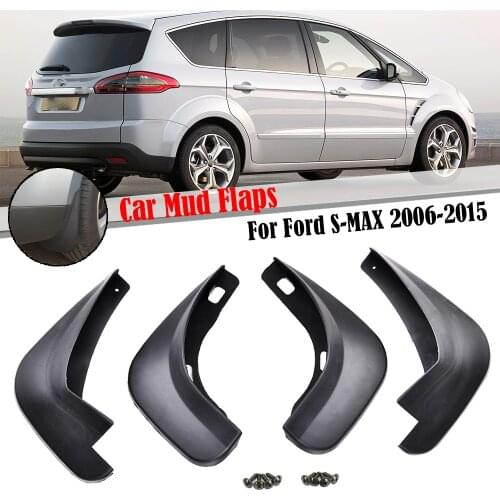APKTNKA Set Molded Mud Flaps For Ford S-Max 2006 - 2015 Mudflaps Splash Guards Front Rear Mudguards 2007 2008 2009- 2011 2012