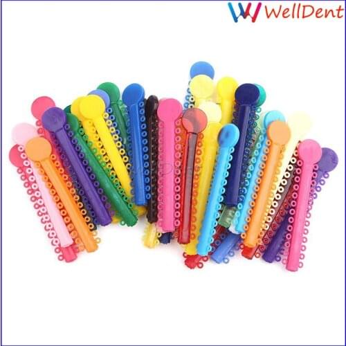 Dental Orthodontic Elastic Rubber Bands Ligature Ties 1040 Pcs Dental Materials Dentist Dental Tools