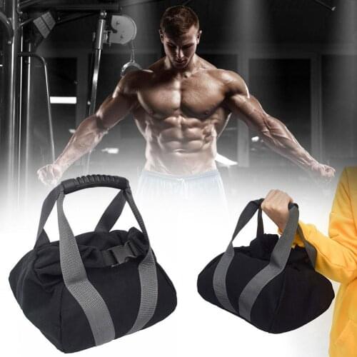Weightlifting Training Sandbag Fitness Workout High Exercises Bag Intensity Power Black