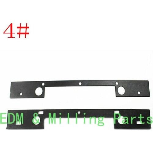 1Set 4# CNC Milling Machine Part Saddle Knee Wiper Plate C044 + C050 For Bridgeport Mill Part