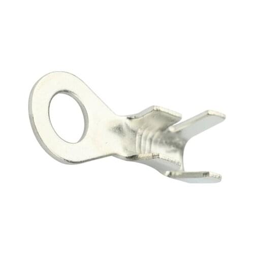 100pcs/lot 431 5mm Dia Copper Circular Splice Terminal Wire Naked Connector For 0.2-6.0mm2 Wire