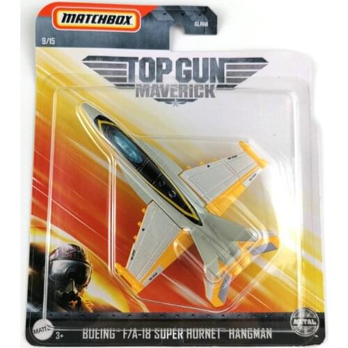 2020 Matchbox Plane BOEING F/A-18 SUPER HORNET HANGMAN Top Gun Maverick Metal Collection Alloy Simulation Model Planes