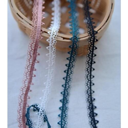 5 Meters/lot 1.2cm Exquisite Lace Trim As Necklace Flower Lace Fabric