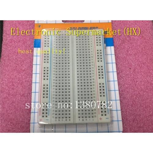 Free shipping 5pcs/los 400 points high quality bread board, circuit board, hole board, 8.5x5.5cm, combinable splicing test board