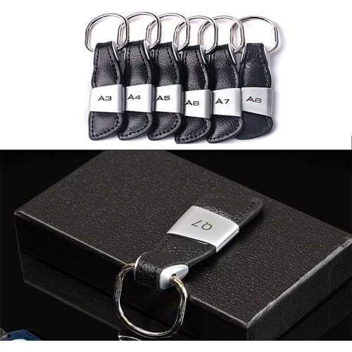 For Audi Q3 S6 S7 S8 A7 R8 A4 B8 B6 B5 B7 A3 8P 8V 8L Q5 Q7 A5 A6 C6 C5 A1 tt A8 Car Styling Logo Metal Keychain
