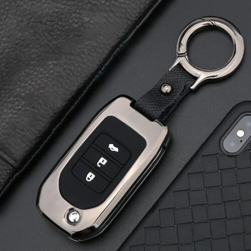 Zinc Alloy+Silicone Car Key Cover Case For Honda Civic HRV CRV XRV Odyssey Jazz Accord Pilot Fit Freed Jade Greiz Accessories
