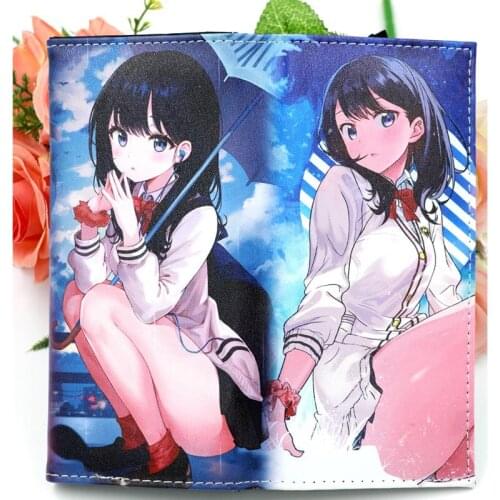 DATE A LIVE Anime Long Wallet OUMA SHU and YUZURIHA INORI Colorful Printed with Purse Black Butler Violet Evergarden Wallet