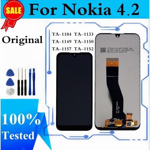 For Nokia 4.2 LCD Display TA-1184 TA-1133 TA-1149 TA-1150 TA-1157 Touch Screen Digitizer Assembly For Nokia 4.2 N4.2 Display
