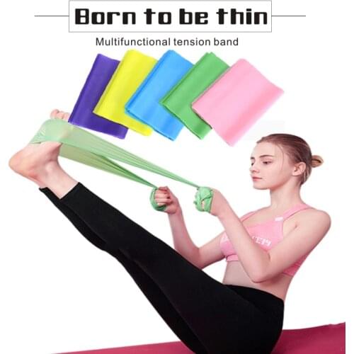 Workout Pilated Exercise Gym Elastic Resistance Bands Fitness Home Latex Fitness Exercise Pull Rope Resistance Band Set Expander