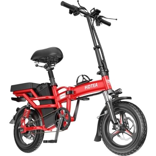 Driving Electric Folding Delivery Courier Lithium Storage Battery Adult Electric Folding Electric Bike