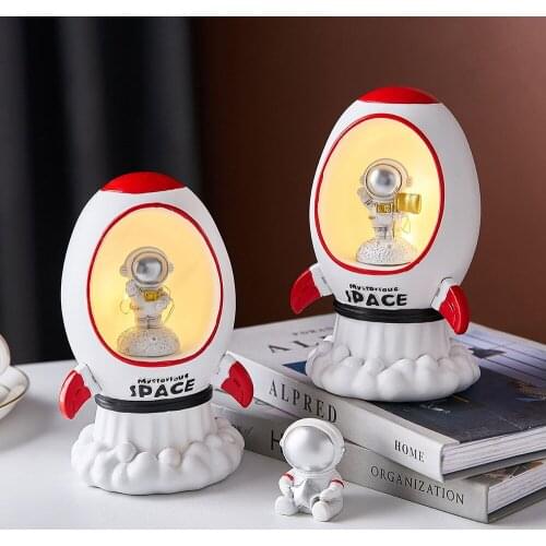 Figurines for interior home decoration desk accessories easter room home decor valentines day gift Figurine Astronaut ornaments