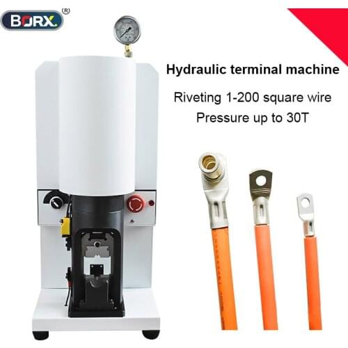 30T Hydraulic Terminal crimping machine electric lug electric ring connector clamp equipment 200 square wire cimpper