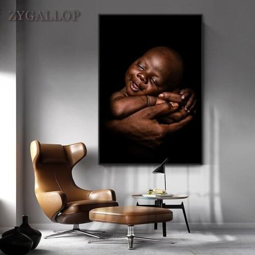 Sleeping Baby On Mother Hands Print Canvas Painting Great Maternal Love Wall Art Posters and Prints Home Decor Canvas Pictures