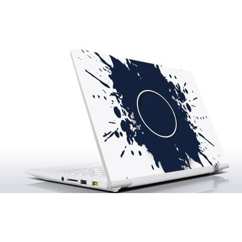 Sticker Master Abstract ink blue universal laptop skin for 13 14 15 15.6 16 17 19 "inc notebook decal for mac, dell, Acer, HP, Toshiba