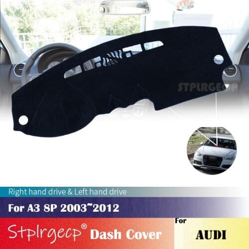 For Audi A3 8P 2003~2012 Anti-Slip Dashboard Cover Protective Pad Car Accessories Sunshade Carpet 2011 2010 2009 2008 2007 2006
