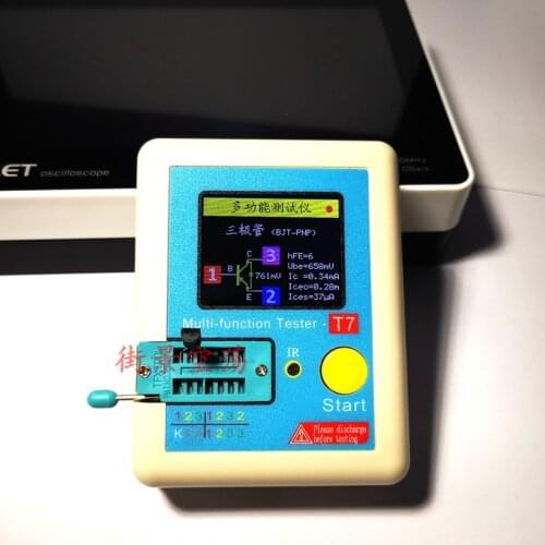 Transistor Tester Lcr-t7 Full Color Graphic Display Lcr-tc1 Transistor Test