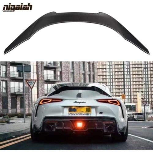 Dry Carbon Fiber Quality Guarantee Rear Trunk Spoiler For Toyota Supra J29 V-Style 2019-2021