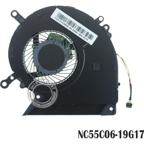 Laptop CPU Cooling Fan NC55C06 DC05V 0.50A -19G17 4PIN 1323-01CQ000