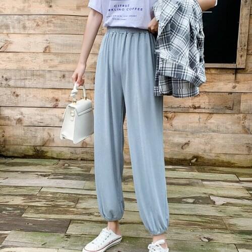 Bloomers women spring summer 2020 new loose large size high waist fall pants beam pants harem carrot pants Womens pants F1293