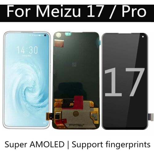 6.6" AMOLED For Meizu 17 LCD Display Touch Screen Replacement Accessories for Meizu 17 PRO LCD