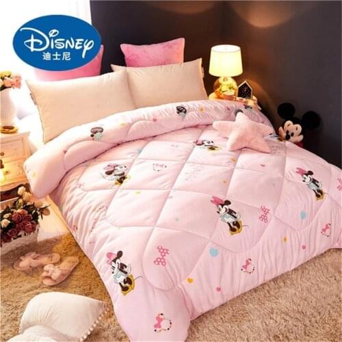 Disney Mickey Minnie Winter Thick Warm Quilts Frozen Elsa Chlid Bedding Comforter Spring Autumn Bedroom Soft Cuvet with Filling