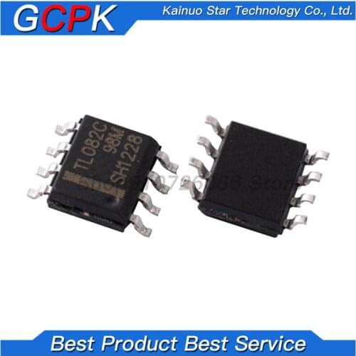 10PCS TL082CDR SOP-8 TL082C SOP TL082 082CDR SOP8 SMD new and original
