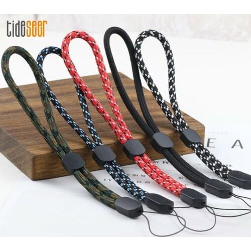 100pcs Adjustable Wrist Strap Hand Lanyard String for Phone iPhone Xiaomi Samsung Mobile Camera GoPro USB Flash Drives Keys