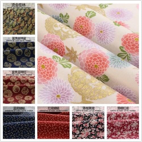 140CM*50CM Japanese cotton cloth Fabric Patchwork baby Quilting bedding apparel Sewing Clothing crafts DIY Material cloth