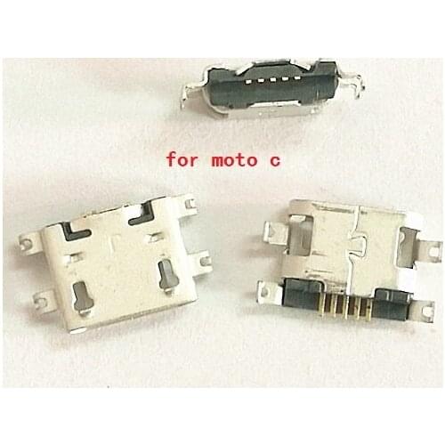 20pcs For Moto C C PLUS Cplus XT1723 XT1724 micro usb charge charging connector plug dock socket port