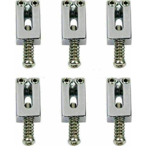 6 Roller Bridge Tremolo Saddles Wrench For Fender Strat Tele Electric Guitar