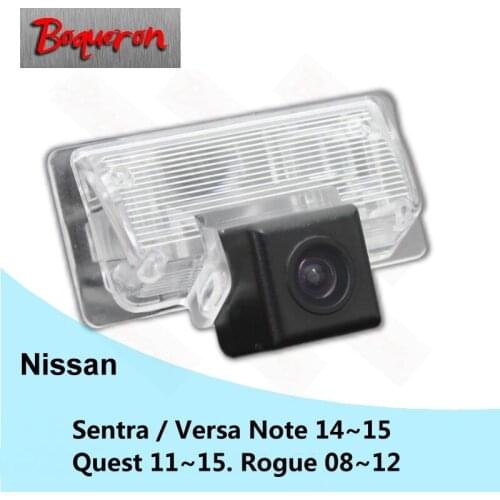 BOQUERON for Nissan Sentra Versa Note Quest 11~15 Rogue 08~12 SONY HD CCD Car Camera Reversing Reverse rear view camera
