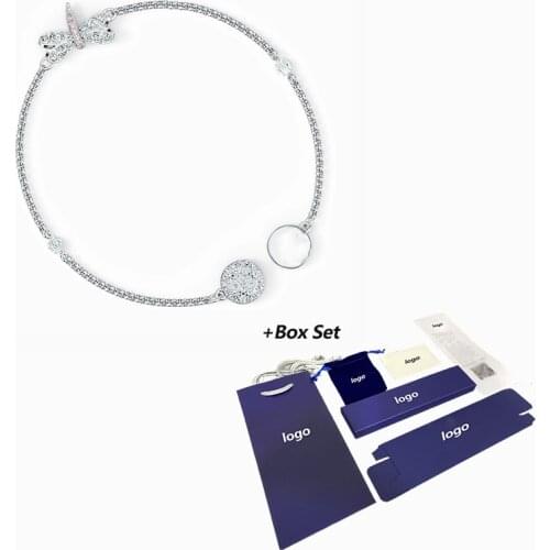 Fashion Jewelry SWA New REMIX COLLECTION DRAGONFLY STRAND Bracelet Golden Dragonfly Luxury Decoration Female Romantic Gift