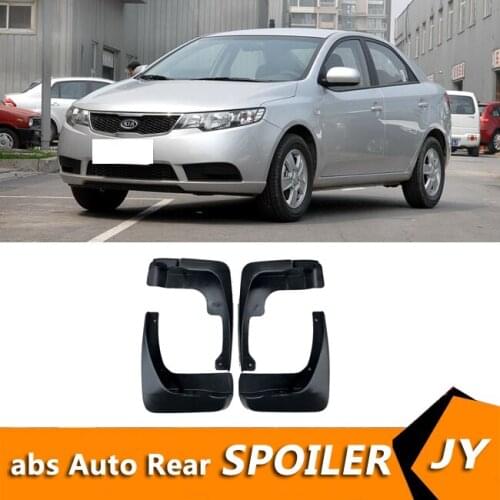 For Kia Forte 2009-2013 Mudflaps Splash Guards Front With the color and rear Mud Flap Mudguards Fender Modified special