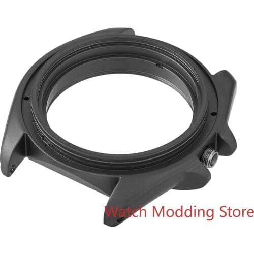 High Quality 42mm SKX007/SRPD SKX Compatible Watch Case Mod Parts Black PVD 316L SS 300M Water Resistant Crown at 3 O'clock