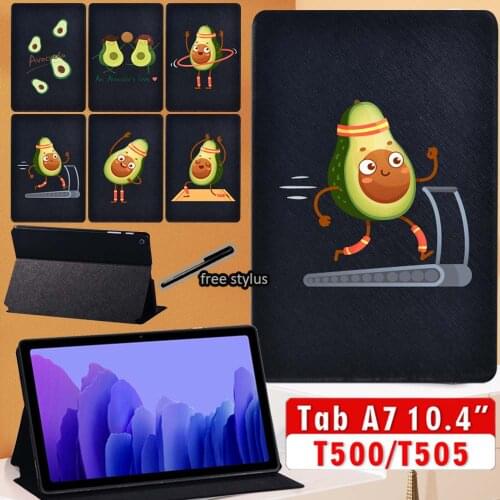 Tablet Case for Samsung Galaxy Tab A7 2020 10.4 Inch Leather Folding Stand Cover for Galaxy Tab A7 T500 T505 Protective Case